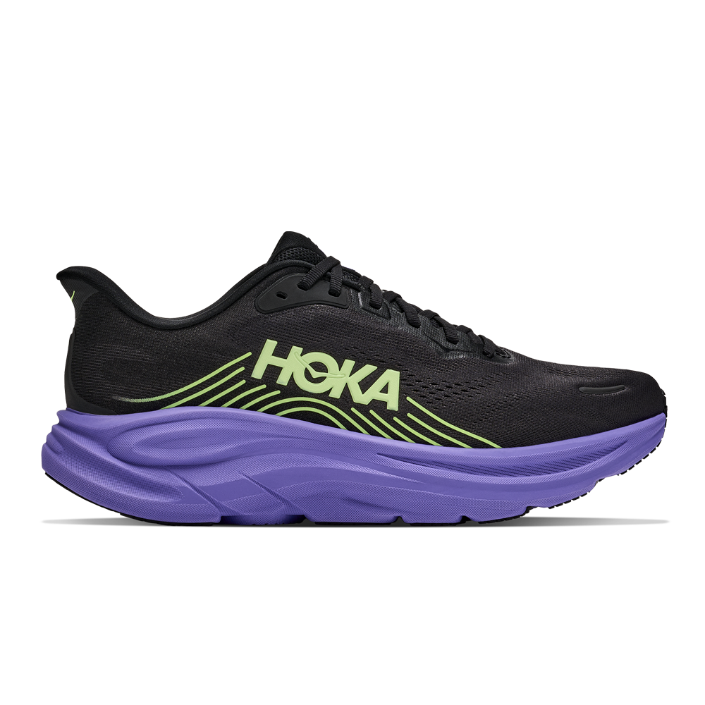 Hoka Clifton 11 Men's Running Shoes | Black/Purple