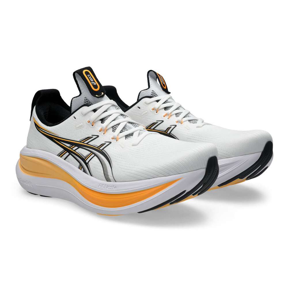 Asics Gel-Nimbus 28 Men's Running Shoes | White/Stadium Orange