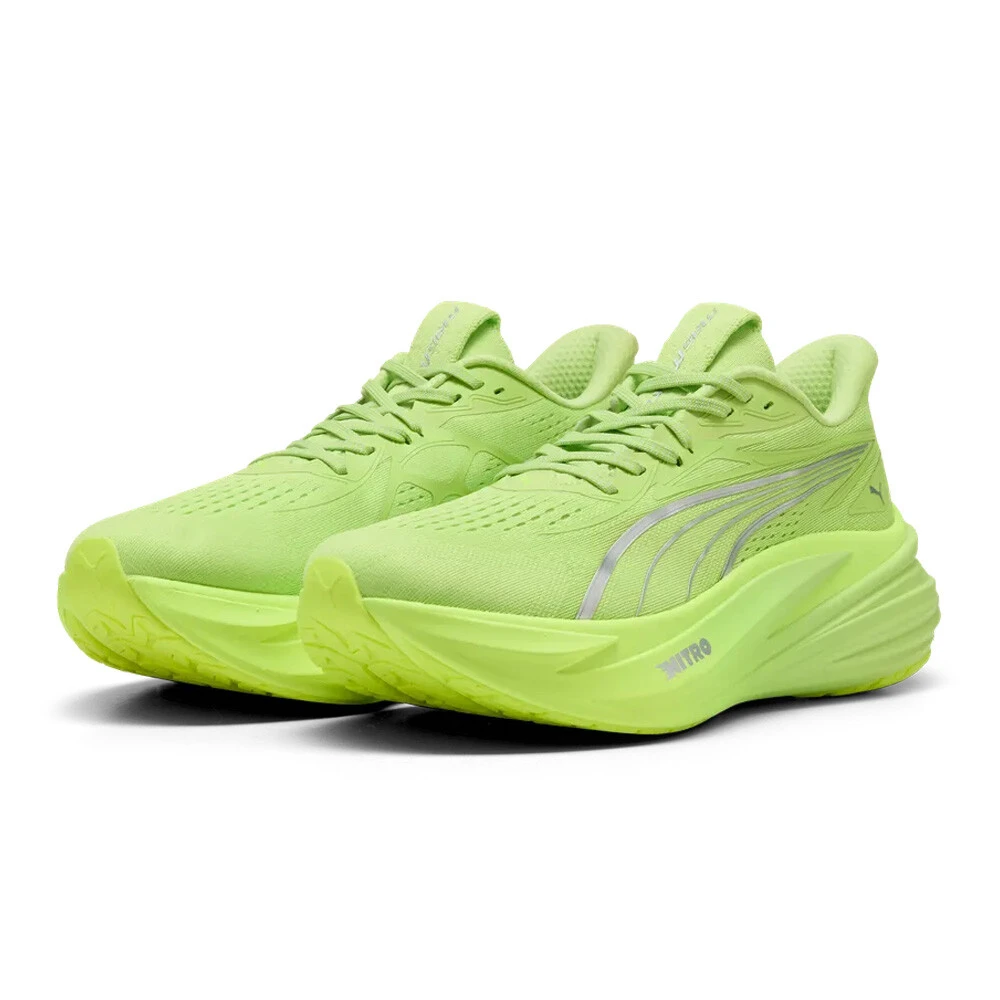 Puma MagMax Nitro 2 Men's Running Shoes | Sunny Lime/Puma Silver