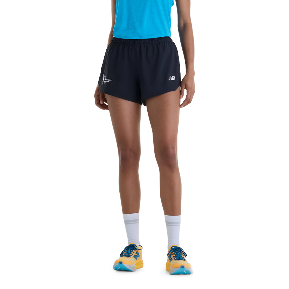 New Balance TCS NYC Marathon RC Essential 3 Inch Women's Running Shorts | Black