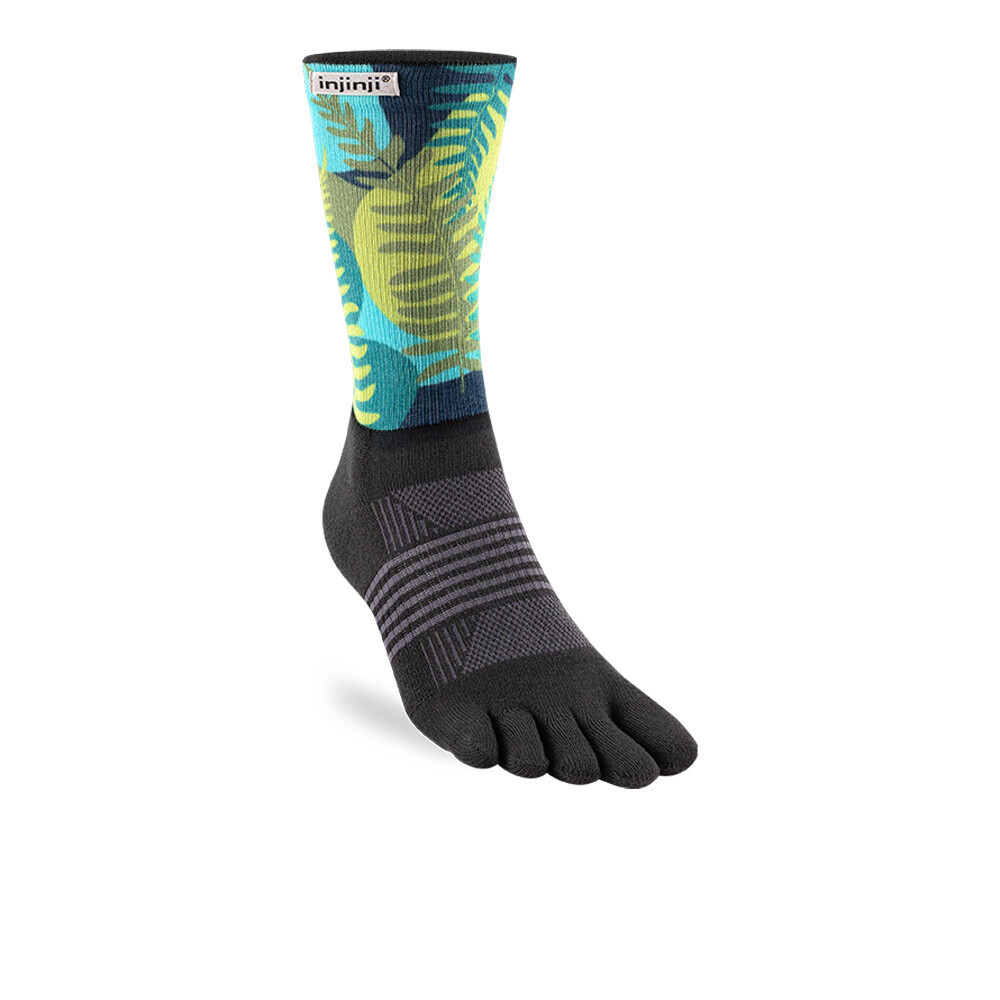 Injinji Spectrum Trail Midweight Women's Crew Socks | Jungle