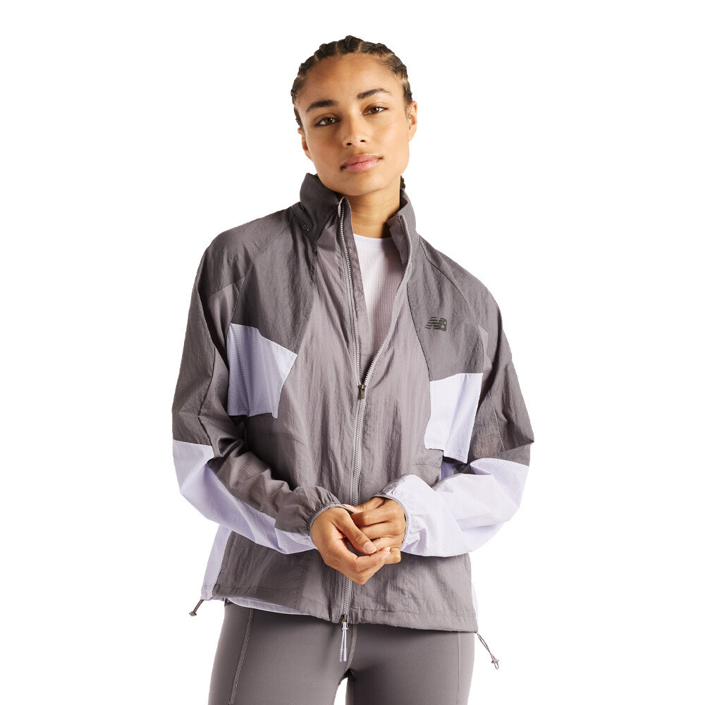 New Balance Reflective RC Women's Jacket | Off Line Grey/Smoked Violet