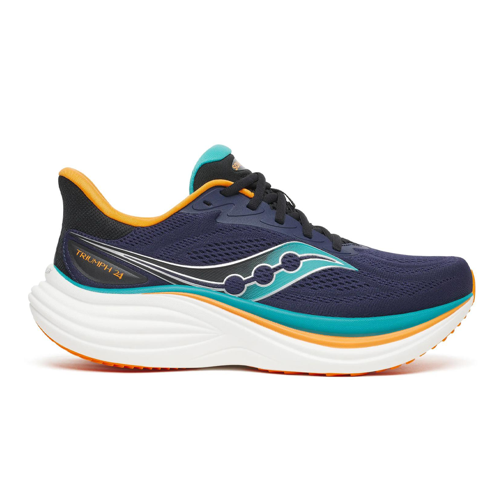 Saucony Triumph 24 Men's Running Shoes | Naval/Tranquil