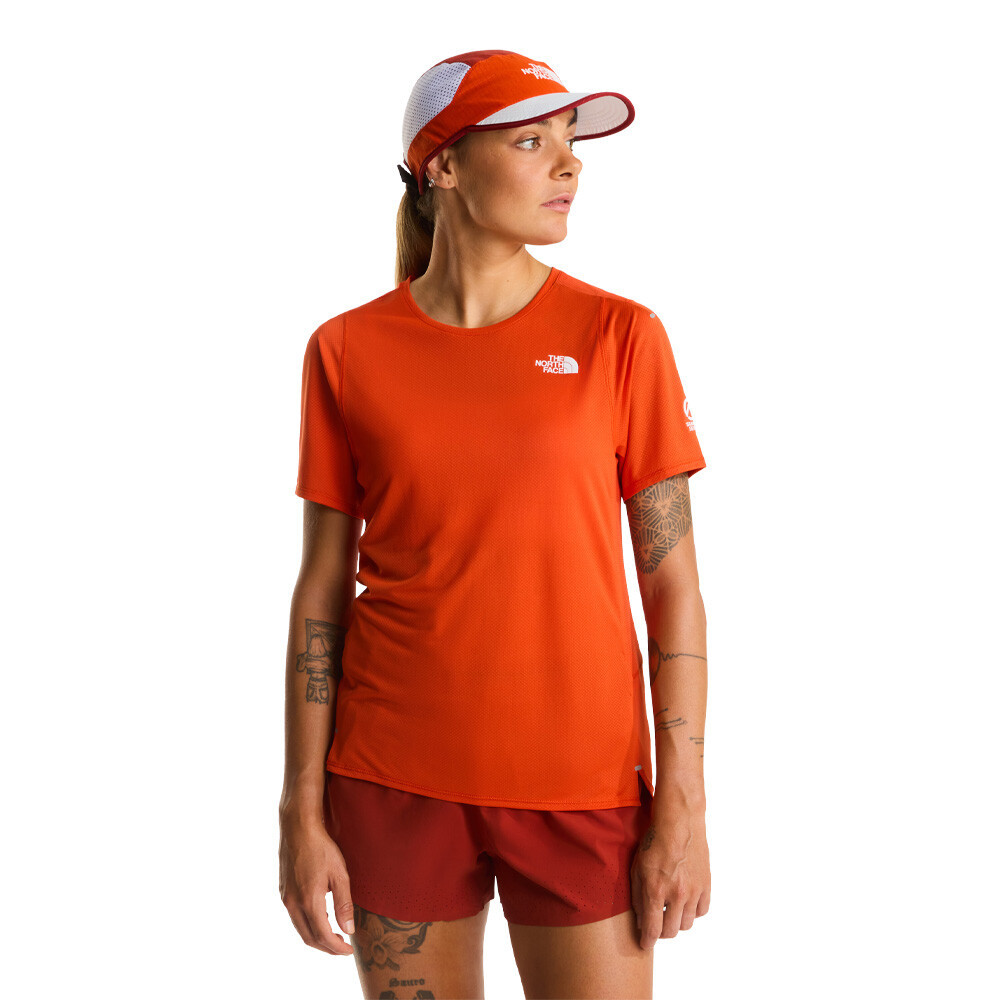 The North Face Summit High Trail Run Women's T-Shirt | Lava Red
