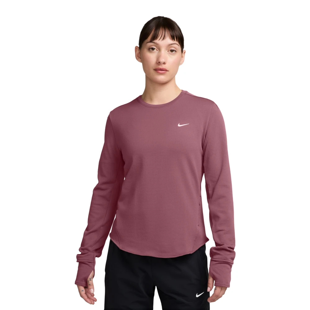 Nike Swift Therma-Fit Women's Mid Layer Top | Pink Smoke/Reflective Silver — photo 1