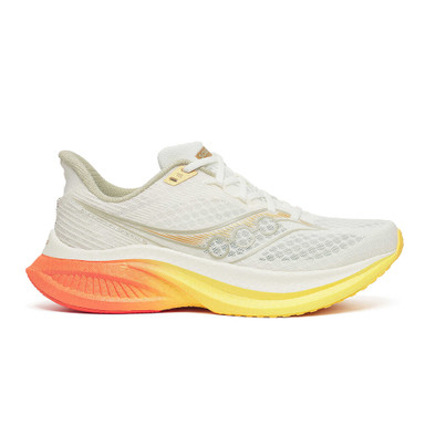 Saucony Endorphin Speed 5 (2E Width) — Ivory / Fire