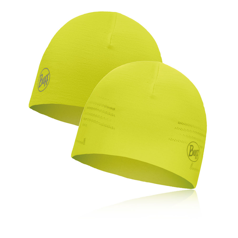 Buff RSolid Yellow Fluor Microfiber Reversible bonnet - AW20