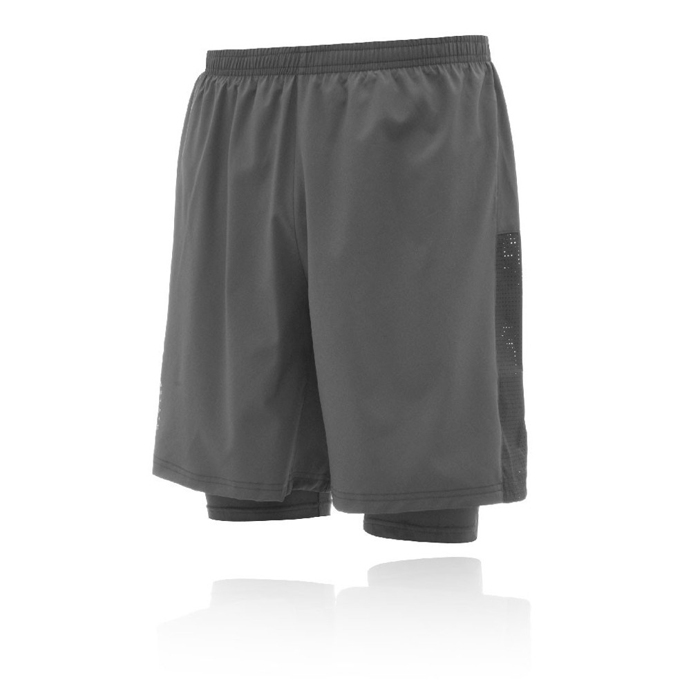 Higher State Mens 2 in 1 7 Inch Running Short