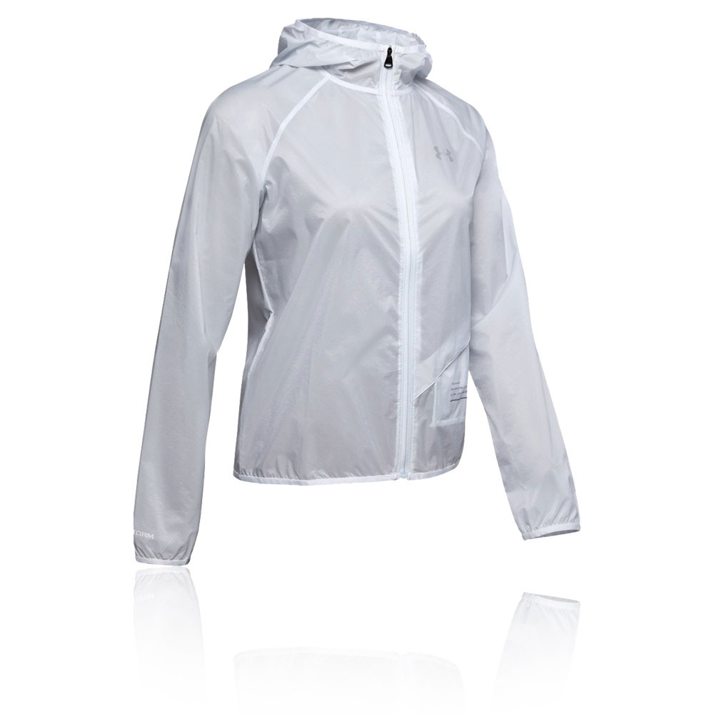Under Armour Qualifier Storm Graphic Packable per donna RUN giacca - AW19