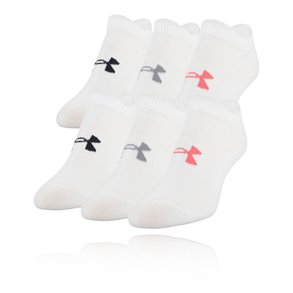 Under Armour para mujer Essential No-Show calcetines (6 Pack) - SS21