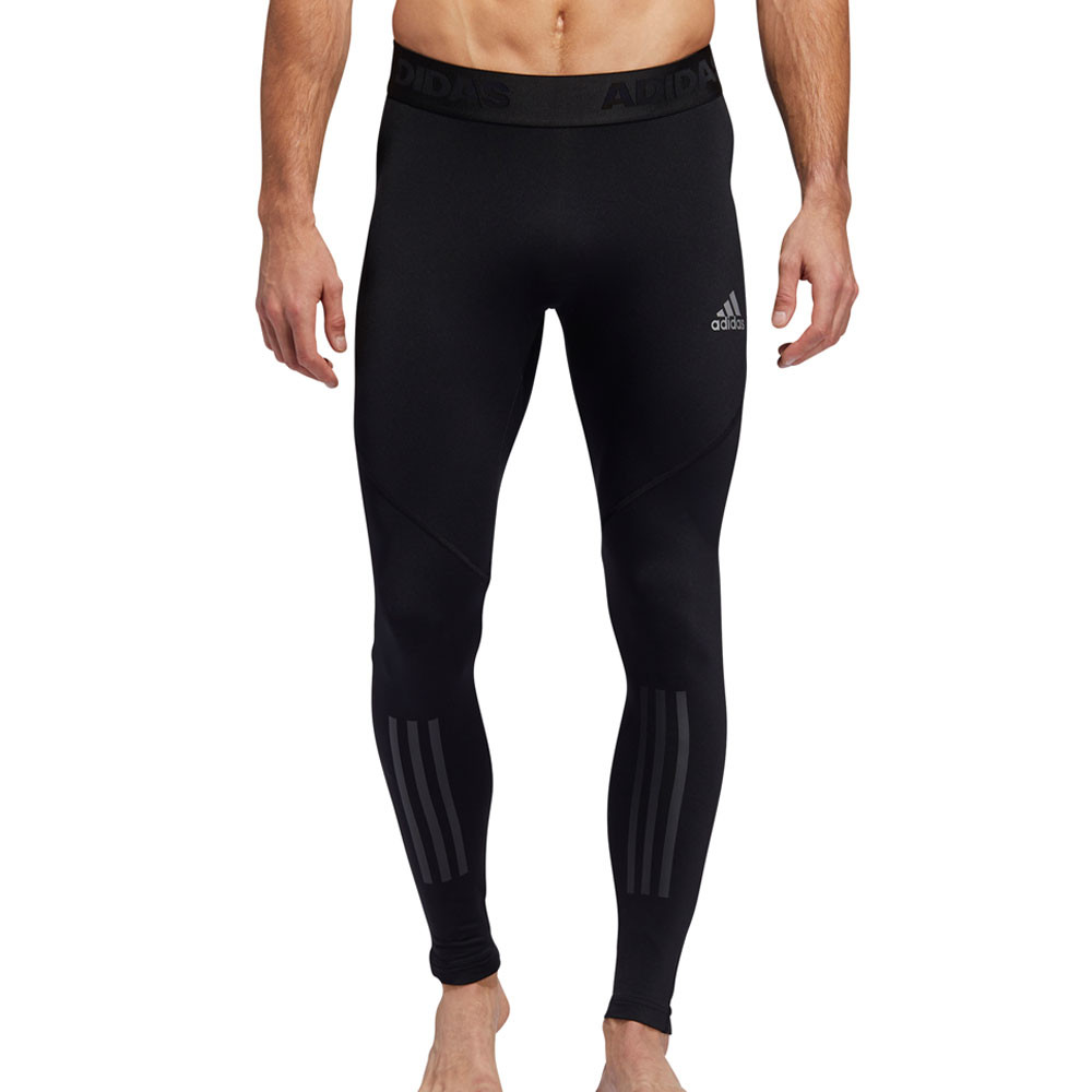 adidas Alphaskin Climawarm 3 Stripe Tights - AW19