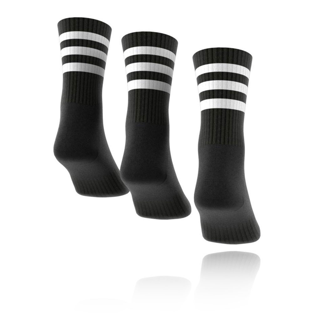 adidas 3 stripes cushioned crew calze (confezione da 3 paia)