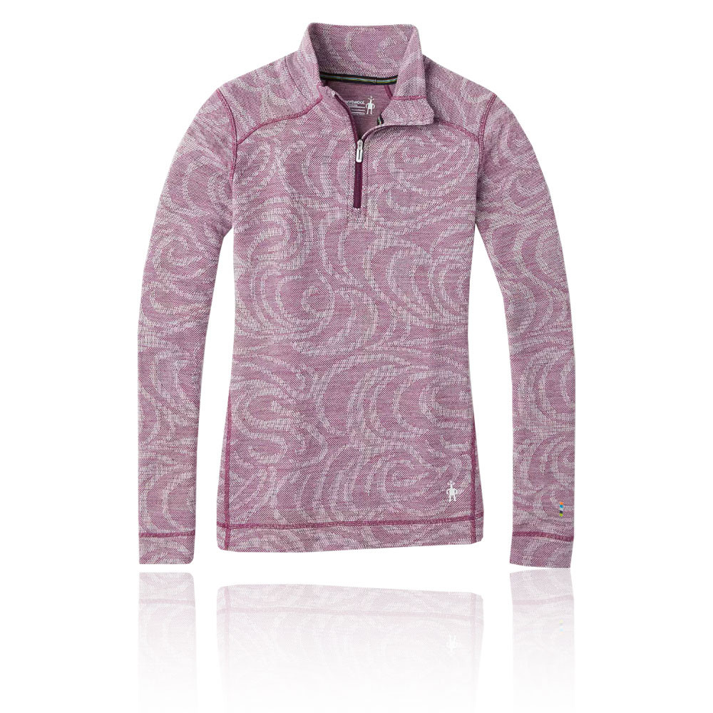 Smartwool Merino 250 Baselayer Pattern Damen Shirt mit halbem Reißverschluss - AW19