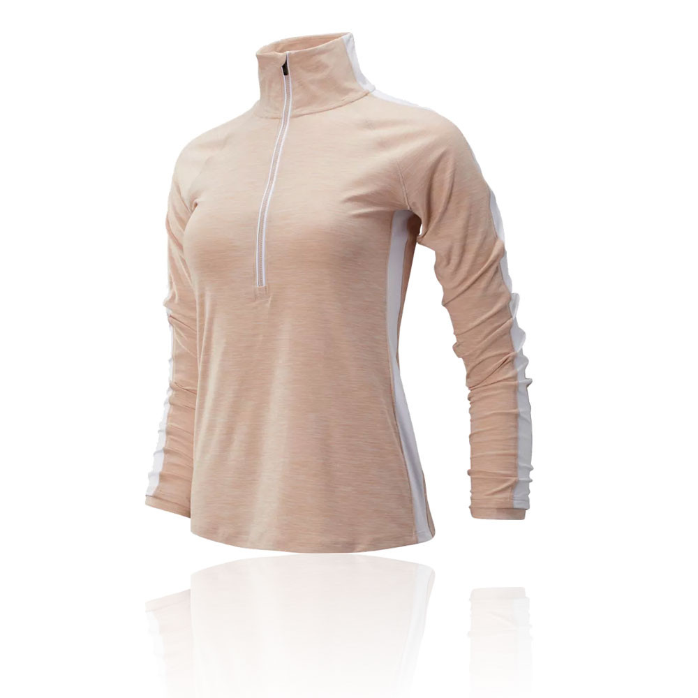 New Balance Transform para mujer media cremallera camiseta de running - AW19