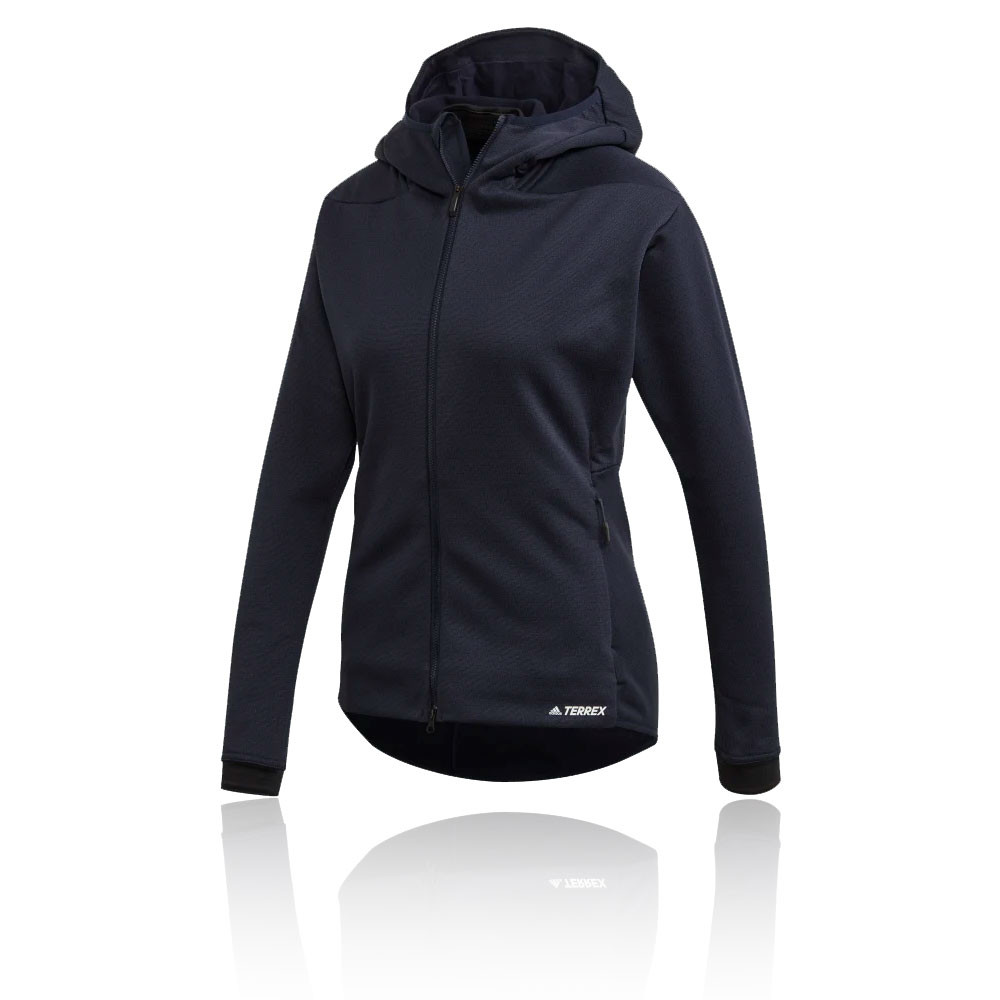 adidas Terrex ClimaHeat Hooded forra polar para mujer Jacket- SS20