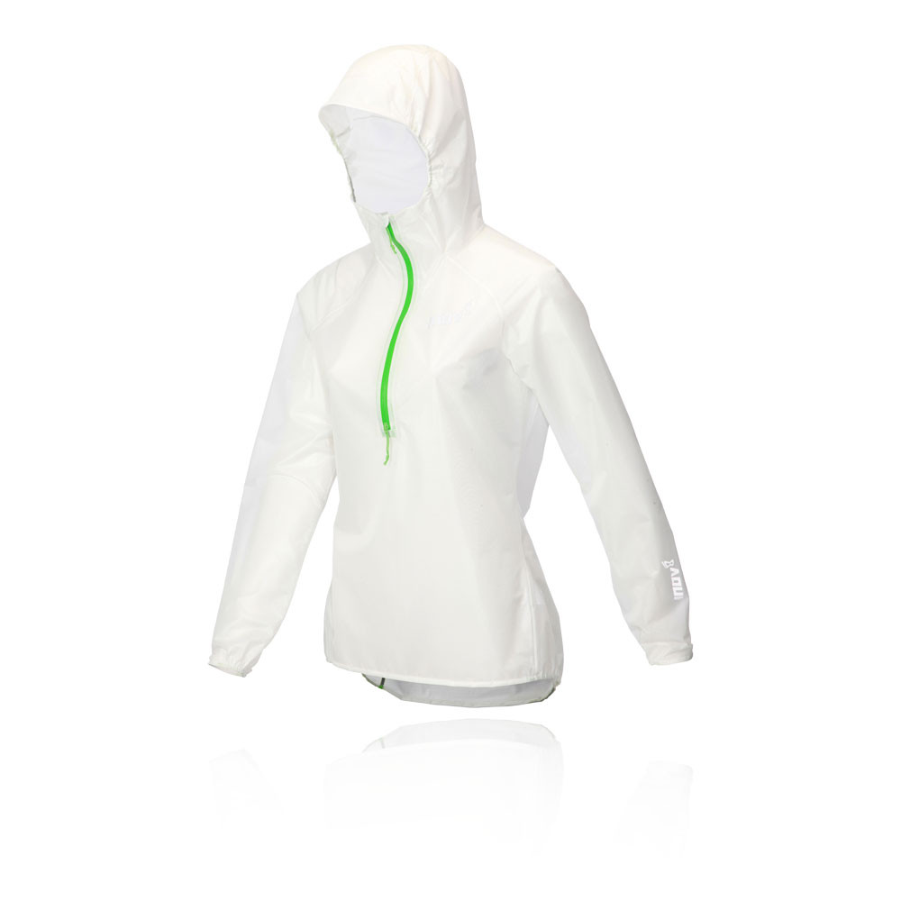Inov8 Ultrashell media cremallera impermeable para mujer chaqueta de running