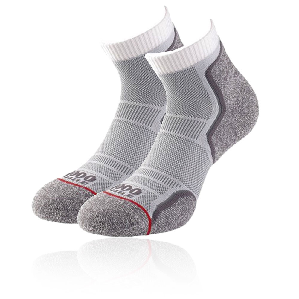 1000 Mile Run Single Layer hombre calcetines tobilleros (Twin Pack) - SS26 1000 Mile Run Single Layer hombre calcetines tobilleros (Twin Pack) - SS26