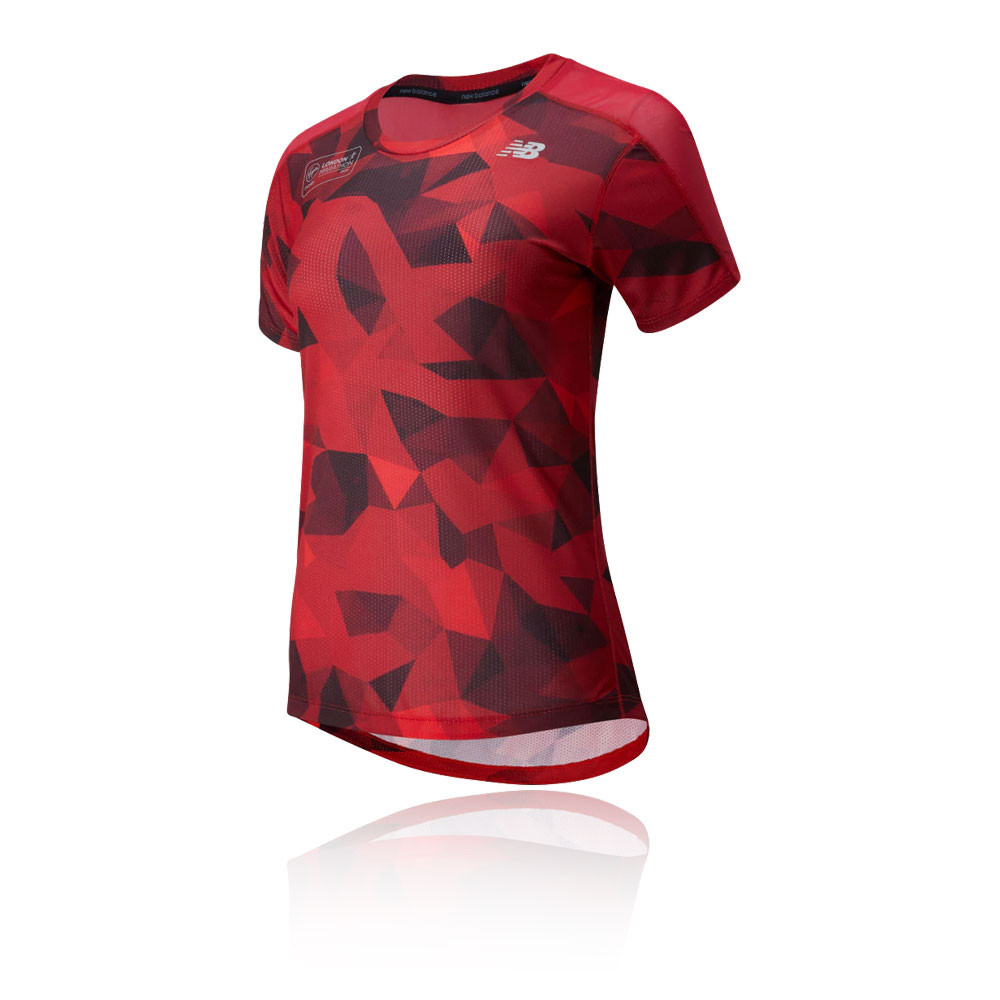 New Balance London Printed Impact Run para mujer T-Shirt - SS20