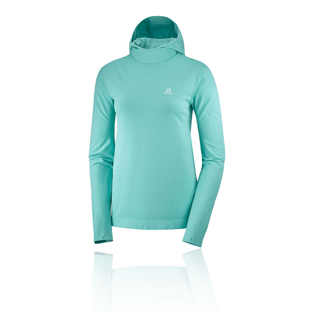 Salomon Agile Mid Seamless per donna Felpa con cappuccio - SS20 Salomon Agile Mid Seamless per donna Felpa con cappuccio - SS20