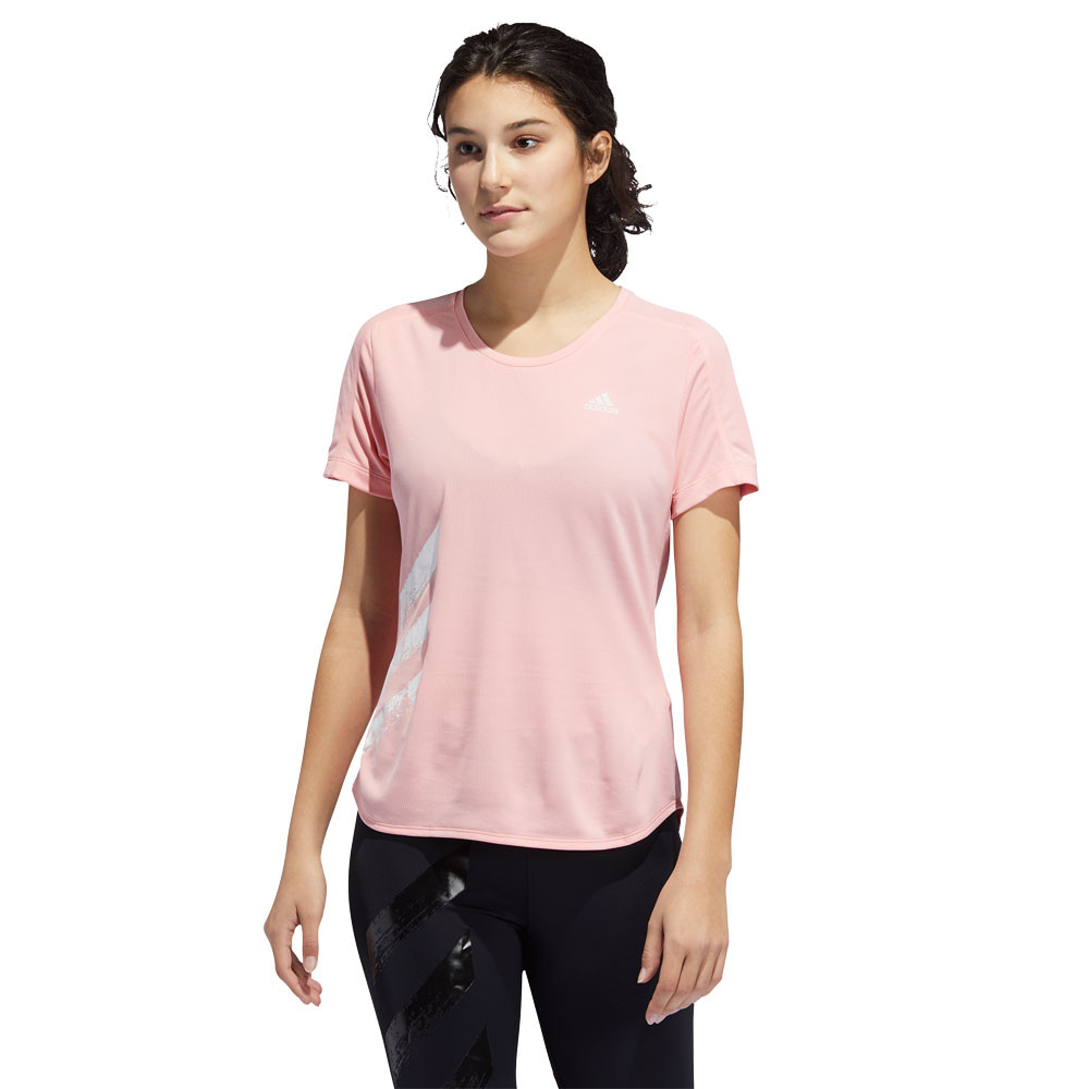 adidas Run It Three Stripes Fast Women's T-Shirt - SS20