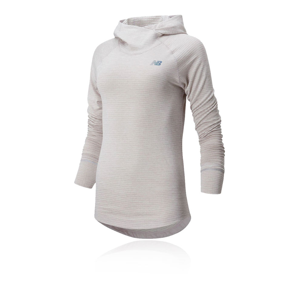 New Balance Impact Run Grid camiseta con capucha para mujer - SS20