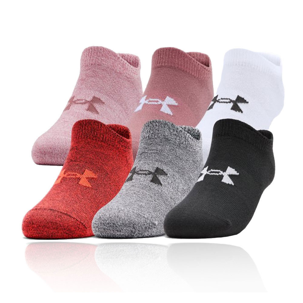 Under Armour Essentials No-Show para mujer calcetines (6-Pack) - SS20