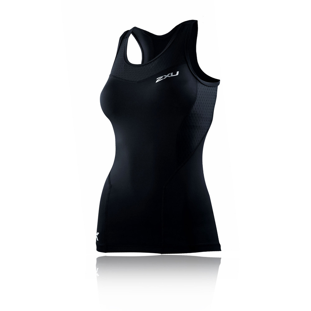 2XU Base compresión camiseta de tirantes para mujer running chaleco - AW19