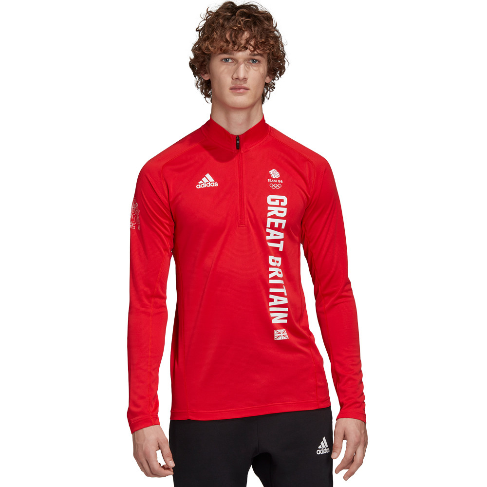 adidas Team GB Shirt mit halbem Reißverschluss - AW21