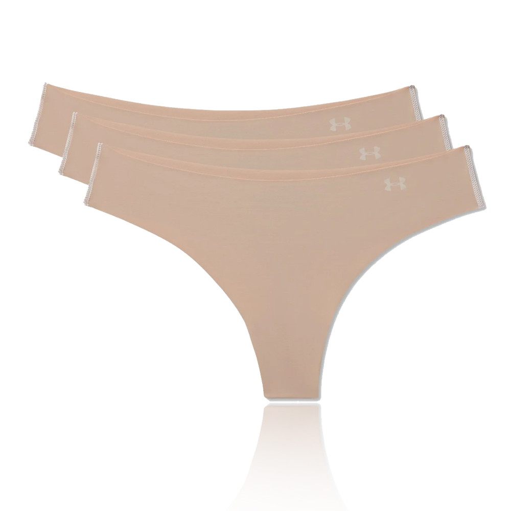 Under Armour Pure Stretch Thong para mujer Underwear (3 Pack)