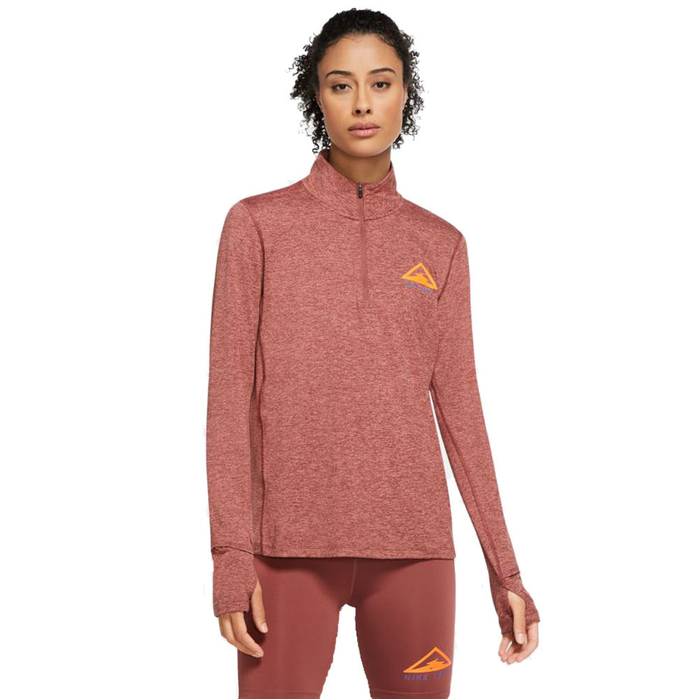 nike half zip womens running top