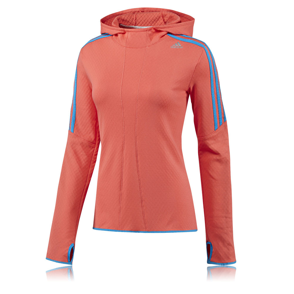 adidas Response Icon Women's Long Sleeve Hooded Running Top