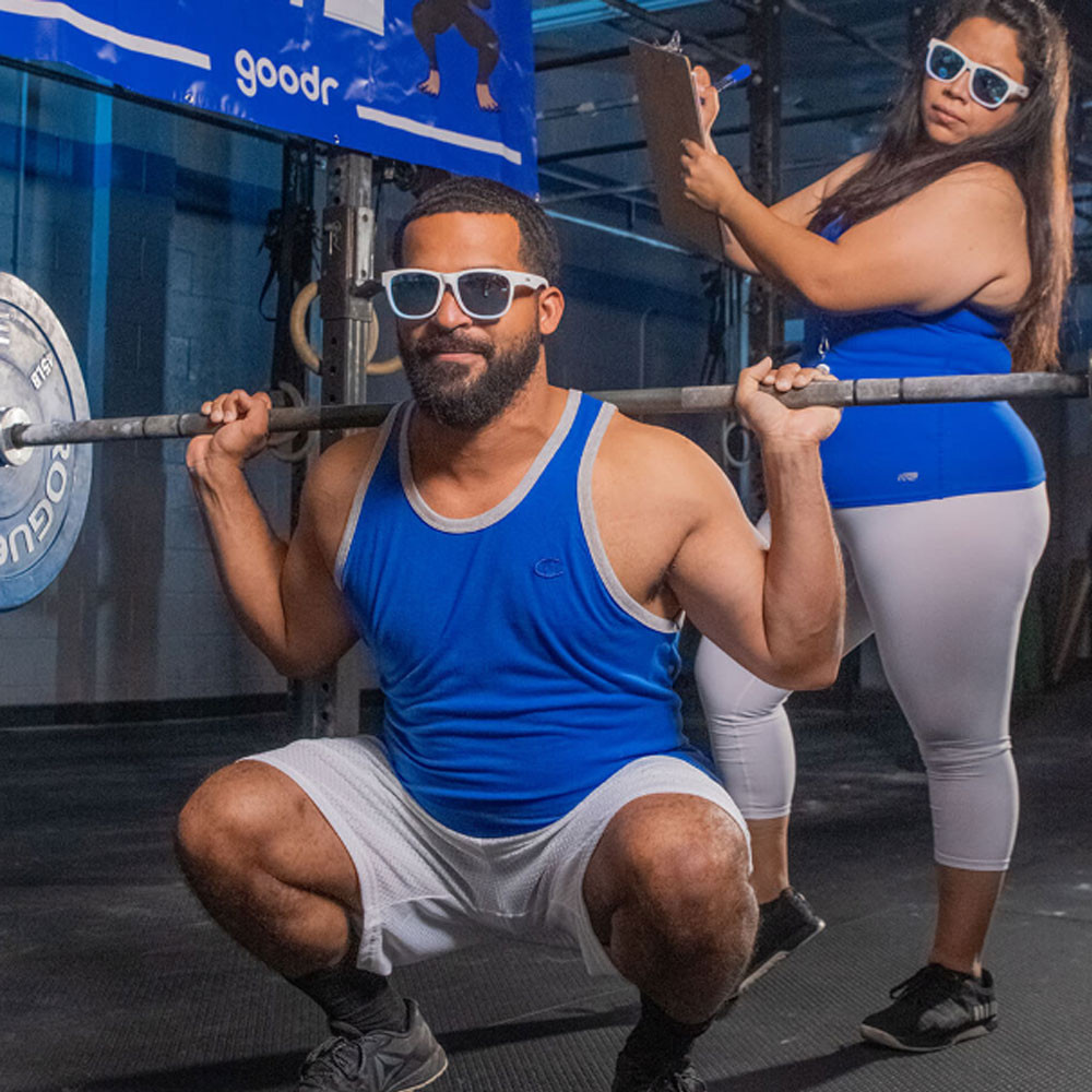 Goodr BFG's Iced by Sas-squat Sunglasses