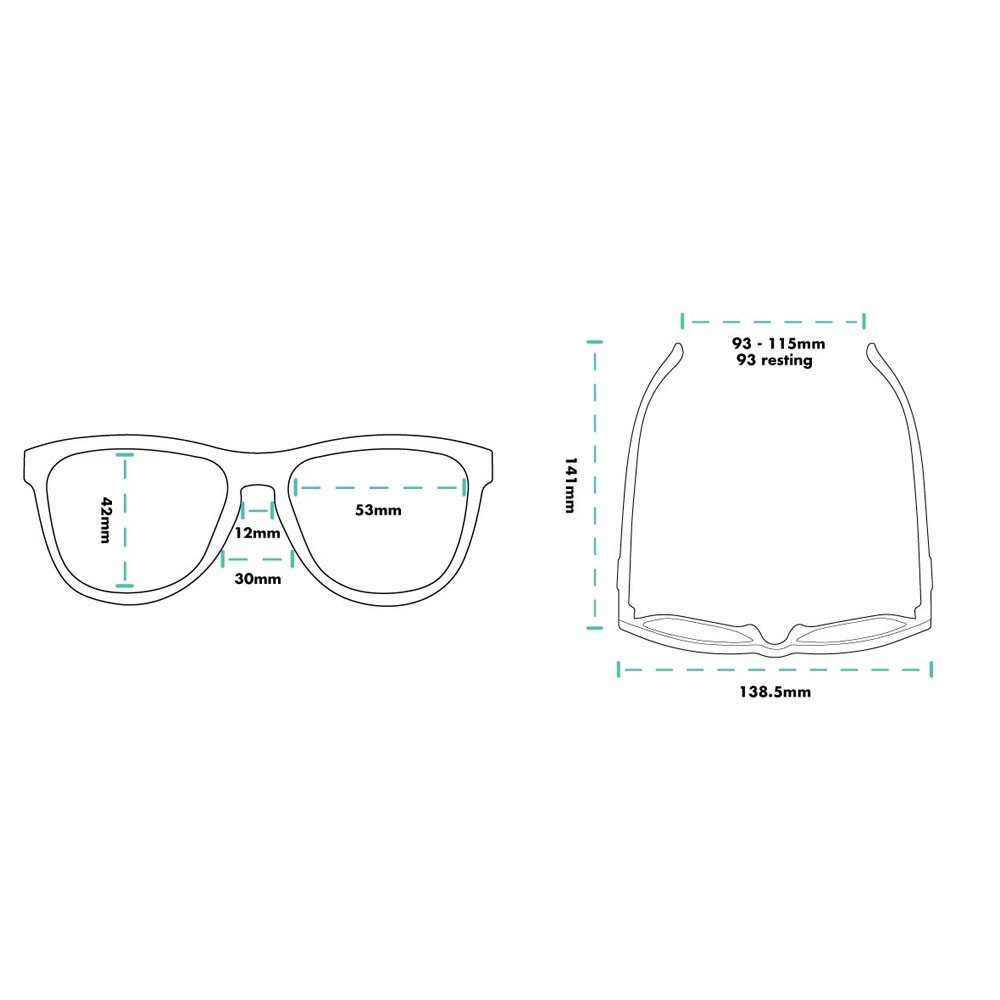 Goodr OG's Pineapple Painkillers Sonnenbrille - AW25