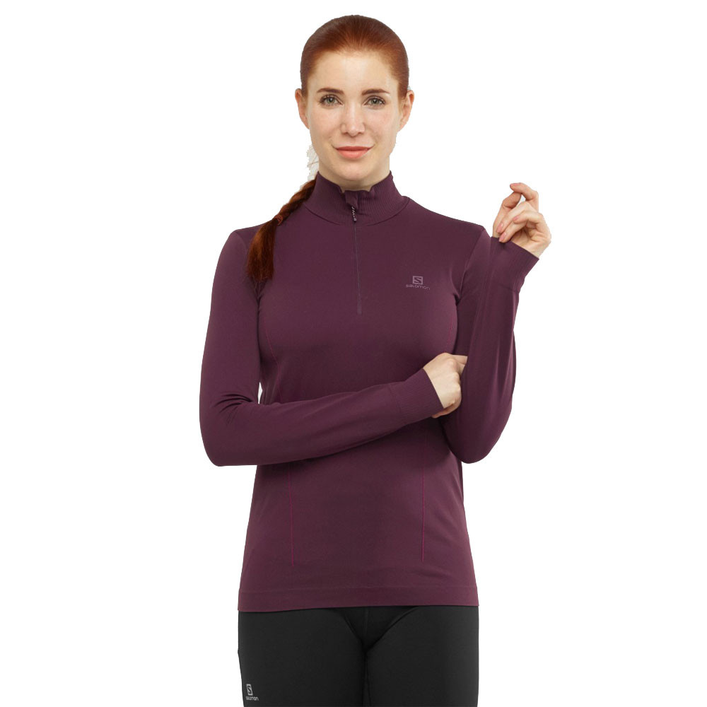 Salomon Comet Seamless Half Zip Damen Top - AW20