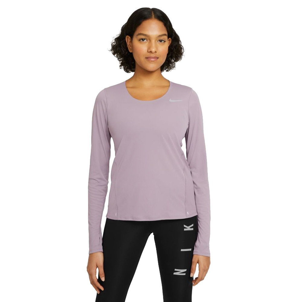 Nike para mujer Long-Sleeve camiseta de running - SP21