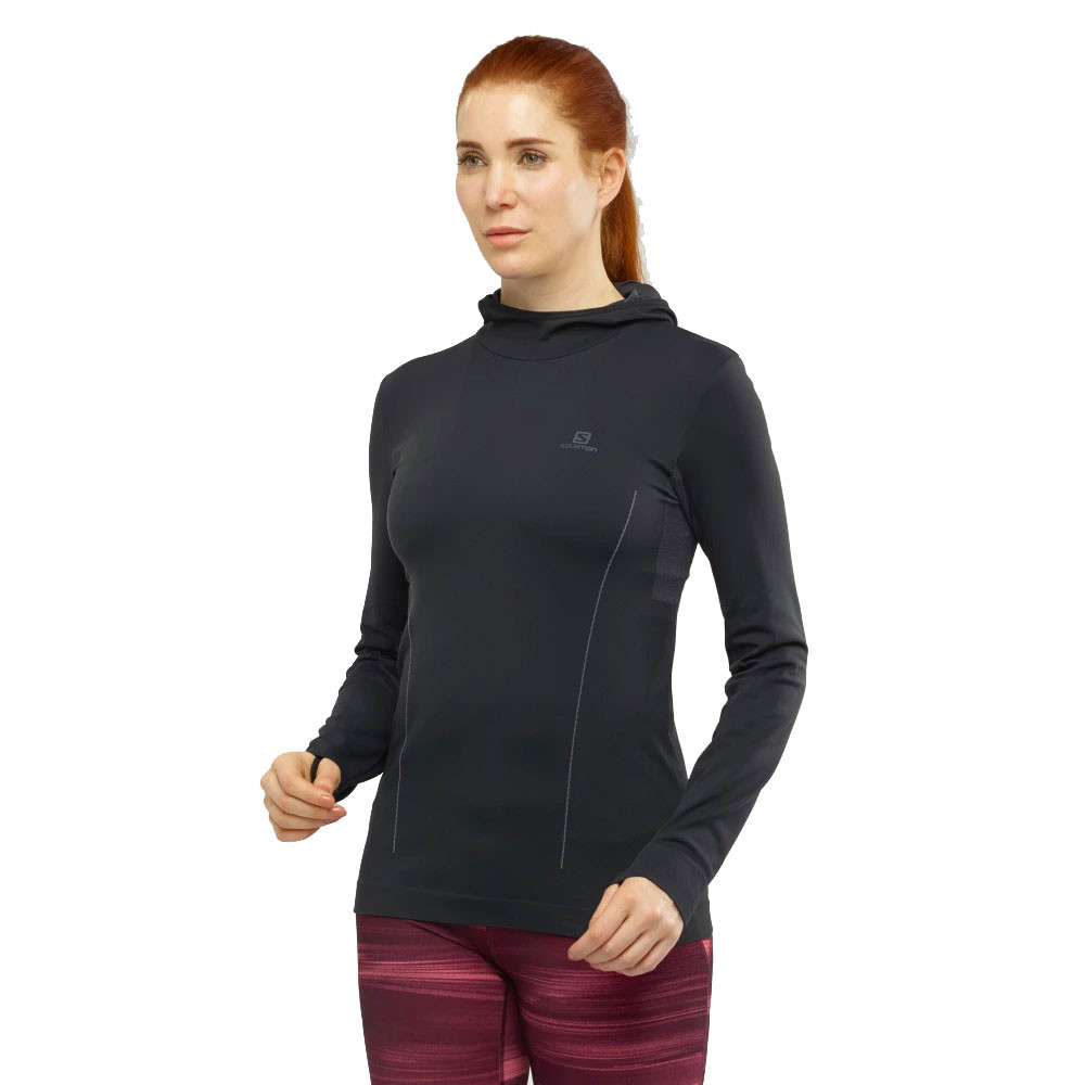 Salomon Essential sin costuras para mujer Hoodie