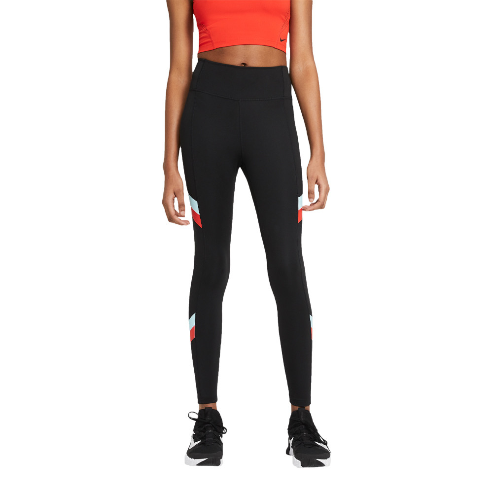 Nike One Mid-Rise 7/8 Color-Block Stripe Damen Leggings - FA21