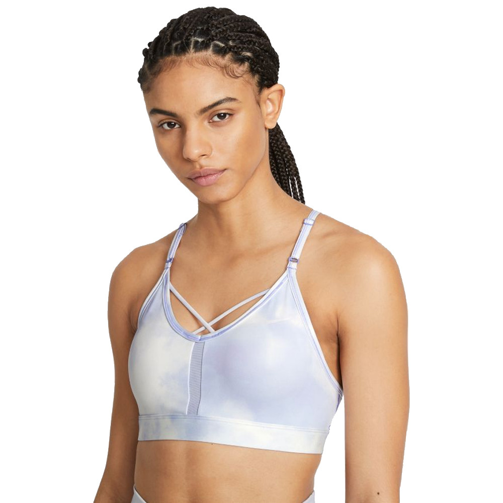 Nike Dri-FIT Indy Icon Clash Damen Light-Support Padded Strappy Sport-BH