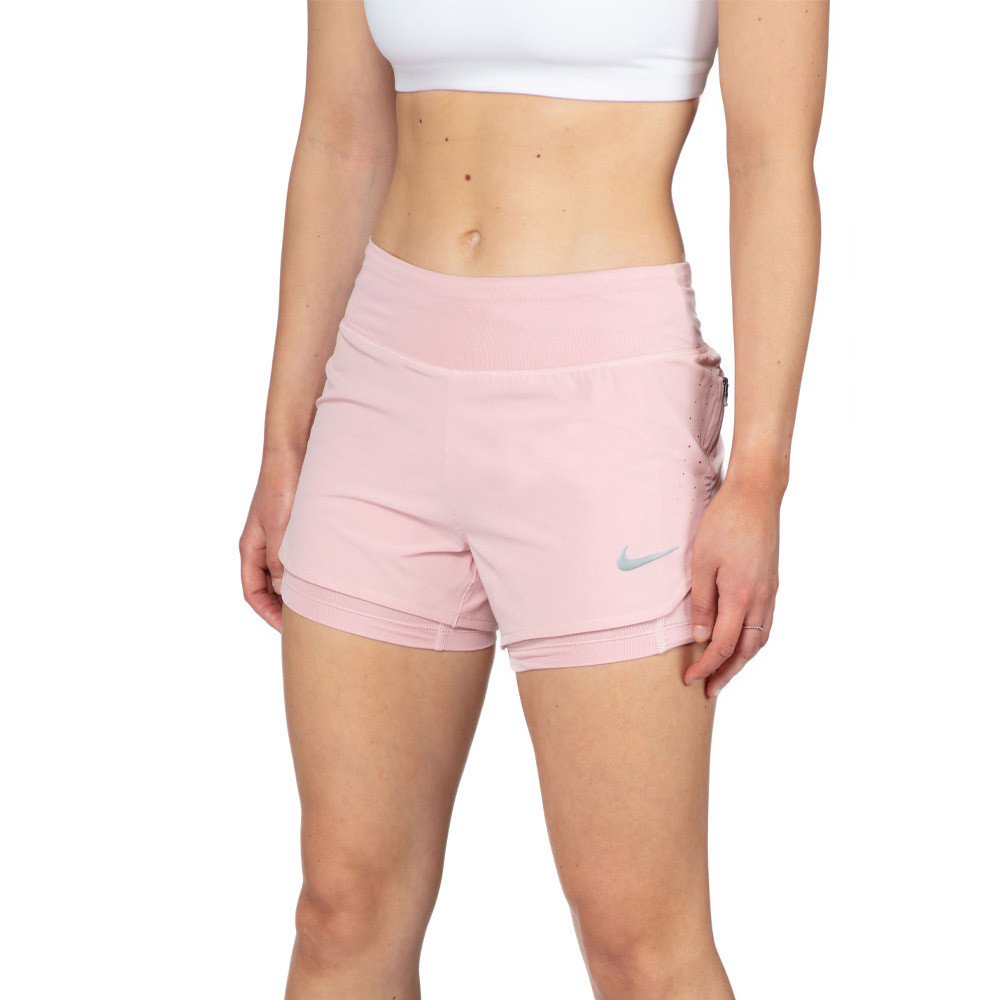 Nike Eclipse para mujer 2 en 1 Pantalones cortos de running