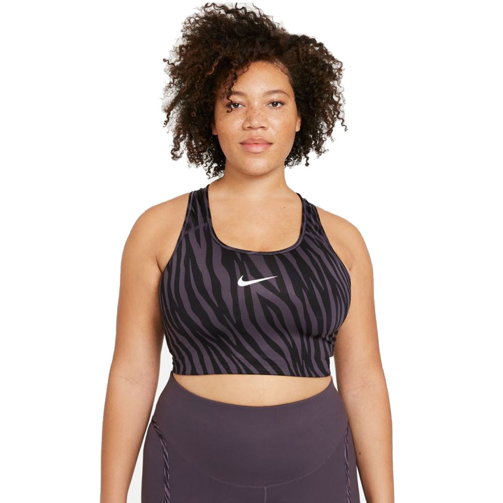  Nike Women's Plus Size Dri-FIT Swoosh Icon Clash