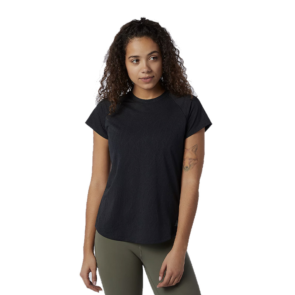 New Balance London Edition Q Speed Fuel Jacquard Damen Lauf-T-Shirt - AW21