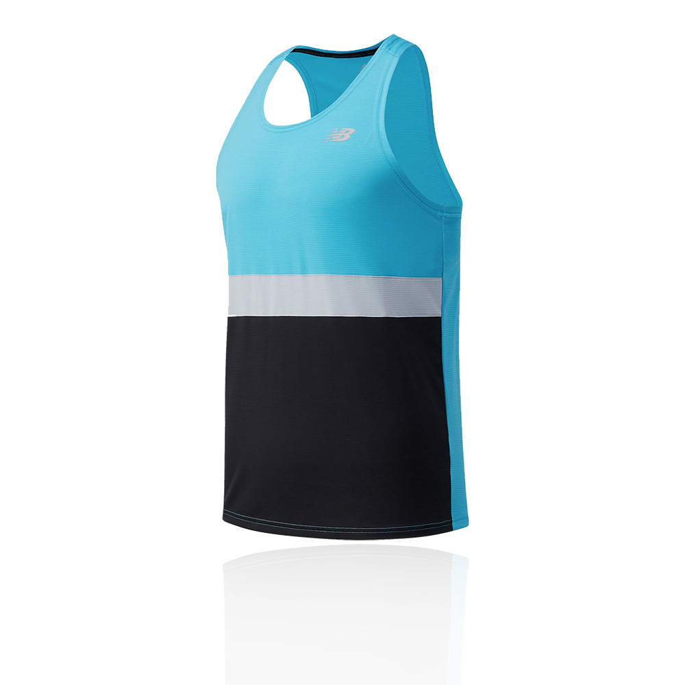 New Balance Striped Accelerate Running Vest - SS21