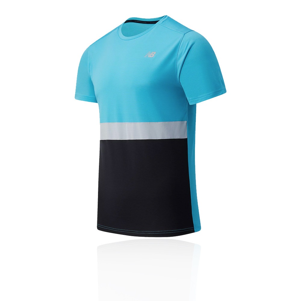 New Balance Striped Accelerate camiseta de running - SS21