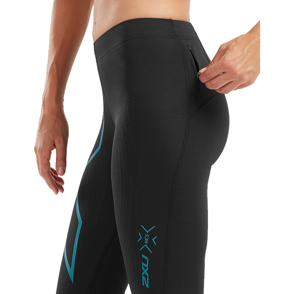 Legging 2XU Core Compression Femme – Noir – Taille M – 3/4 – Thermique – NEUF Avec Défauts