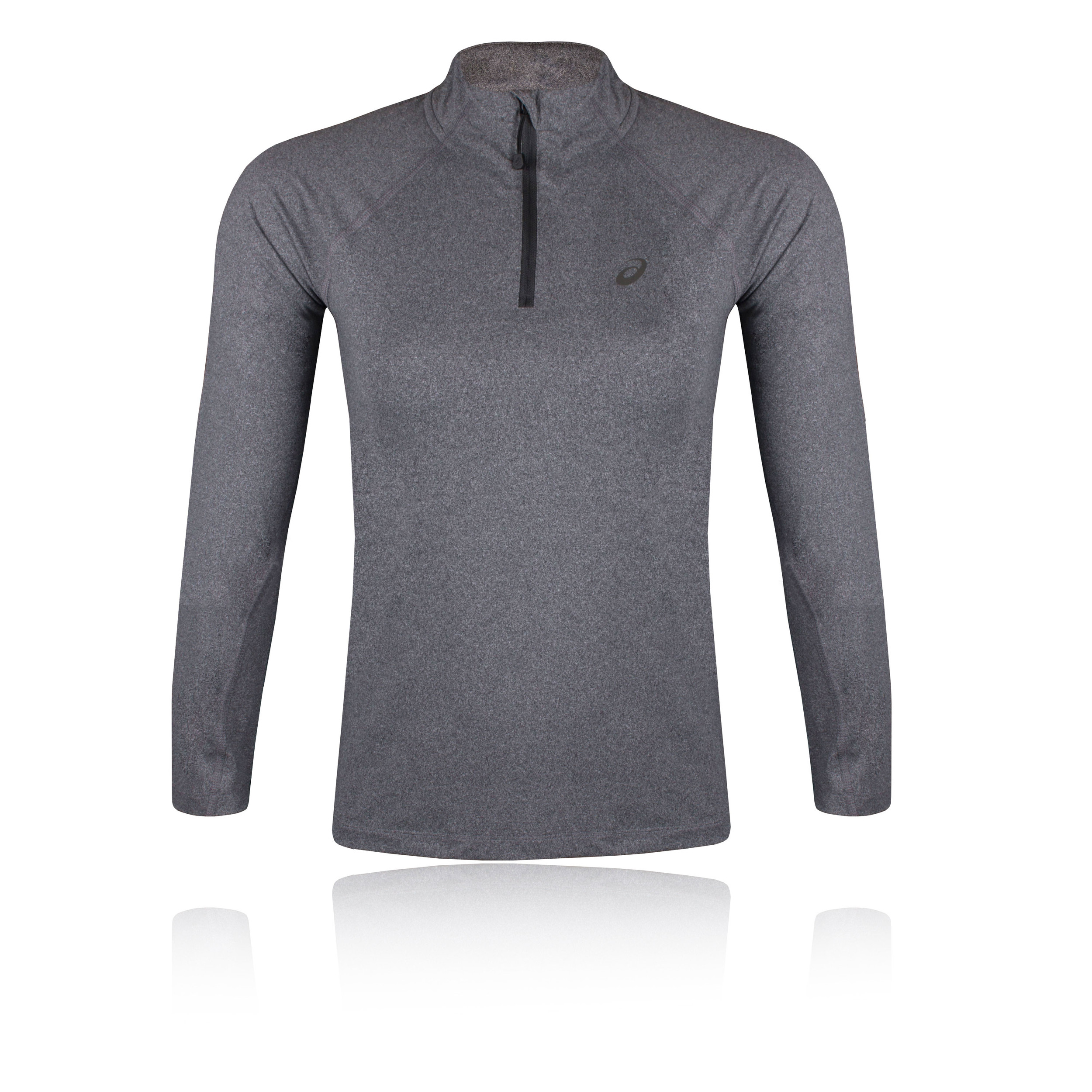 Asics LS media cremallera mujer running Jersey