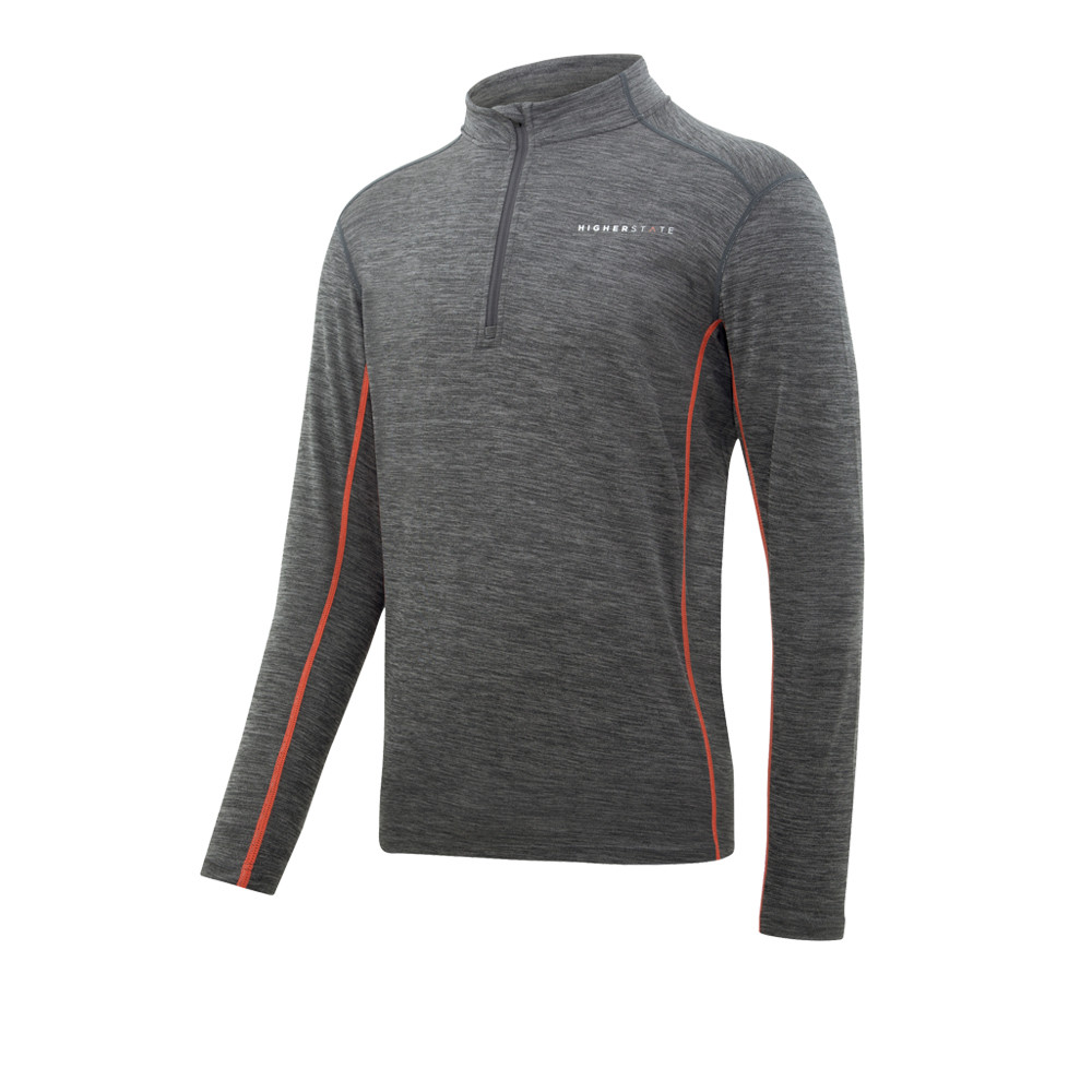 Higher State L/S 1/4 Zip Neck Top