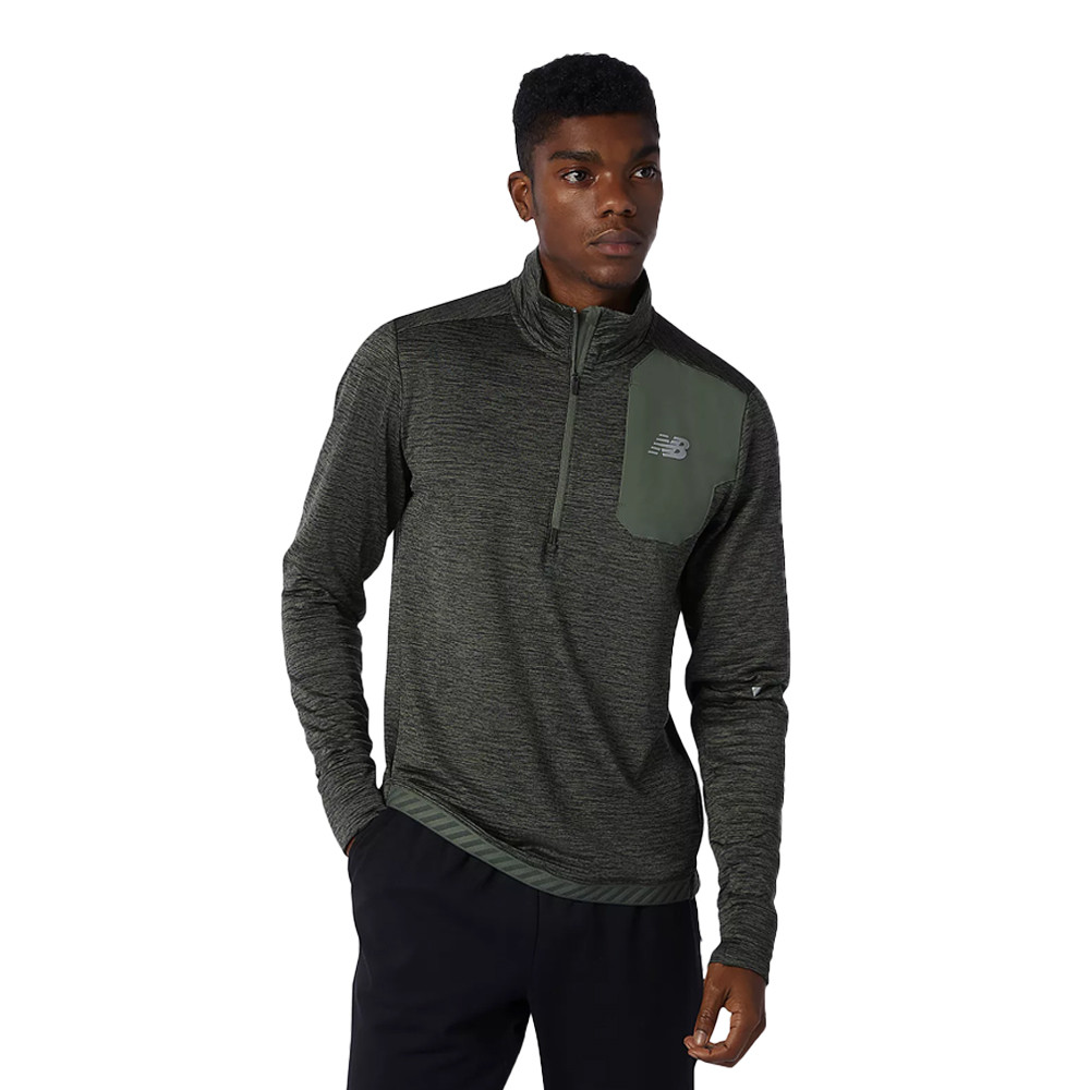New Balance Impact Run Grid Back Half Zip Top - AW21
