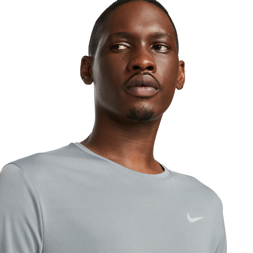 Buy Nike Dri-FIT UV Miler Shorts Sleeve Tee in Black/Reflective Silv 2024  Online