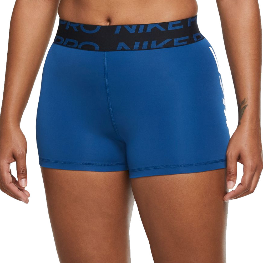 Nike Pro Dri-FIT para mujer 3 pulgada Graphic pantalones cortos