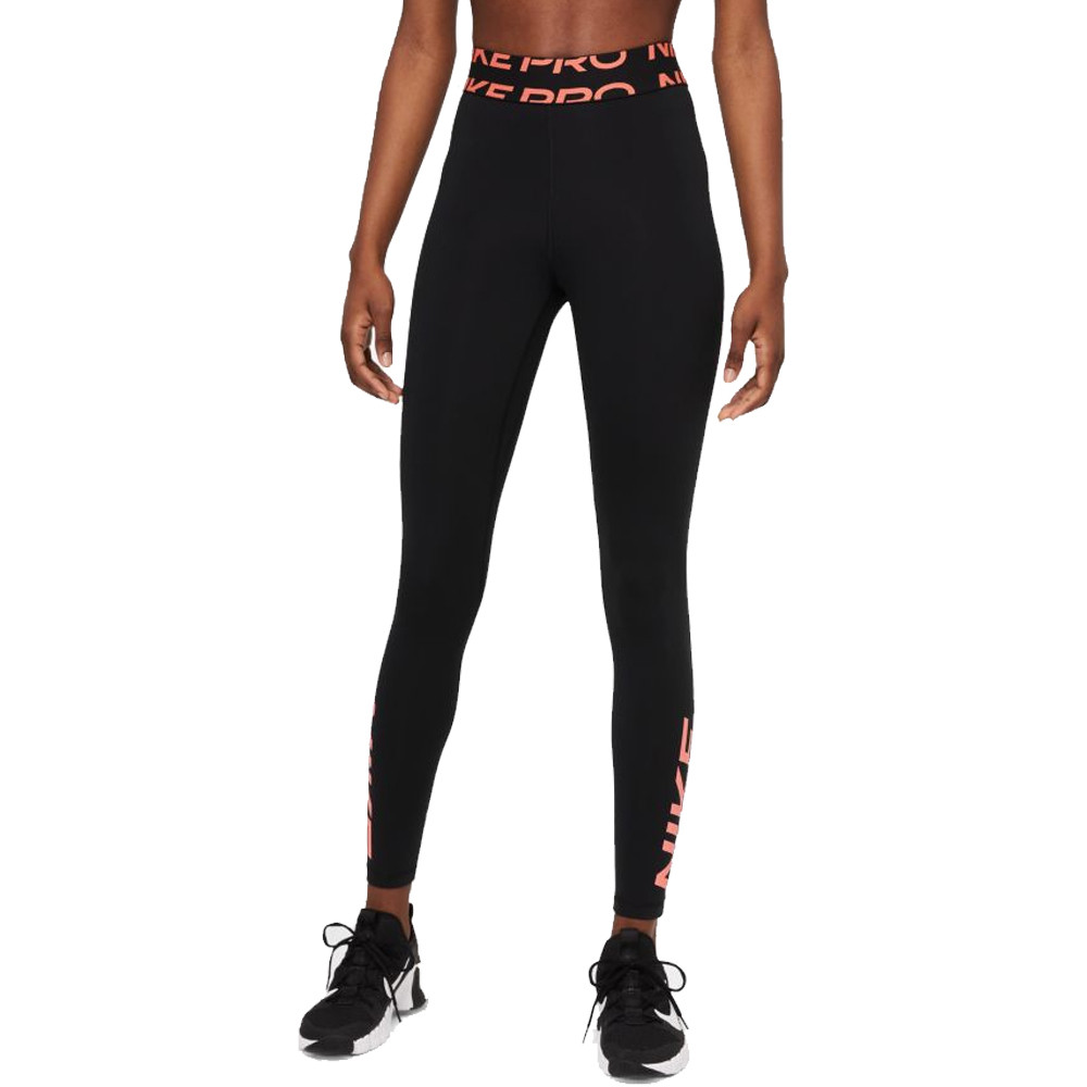 Nike Pro Dri-FIT Damen Mid-Rise Graphic Leggings - FA21